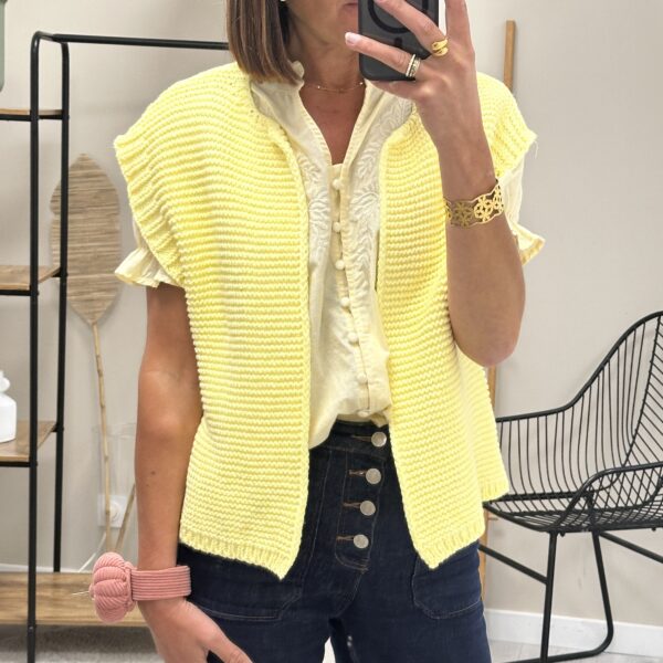 Gilet Elisa Jaune