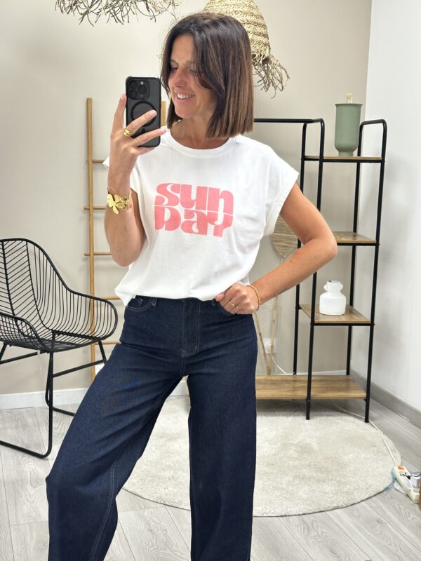 T-Shirt Cleo Blanc – Image 3