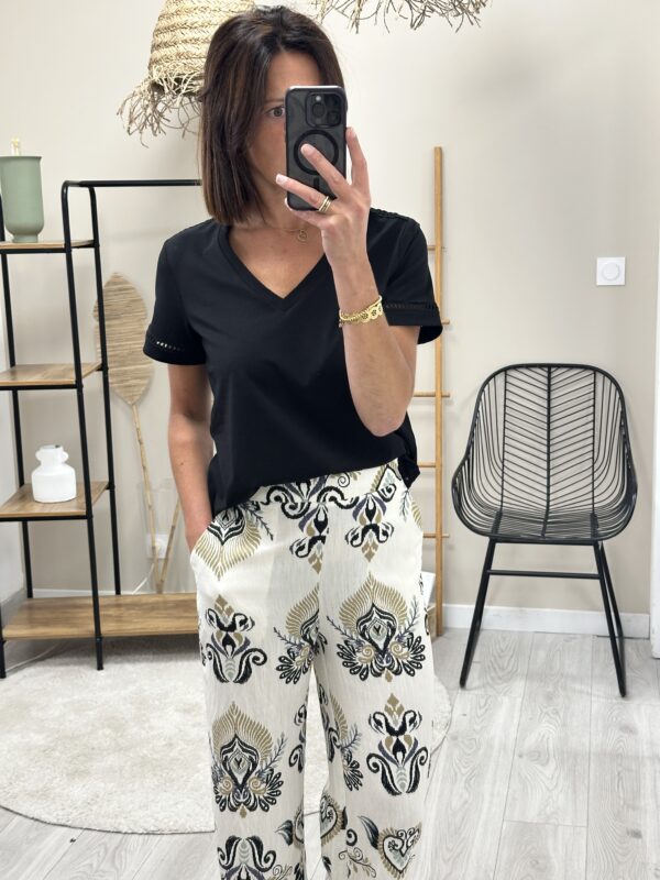 Tee Shirt Lilia Noir – Image 3