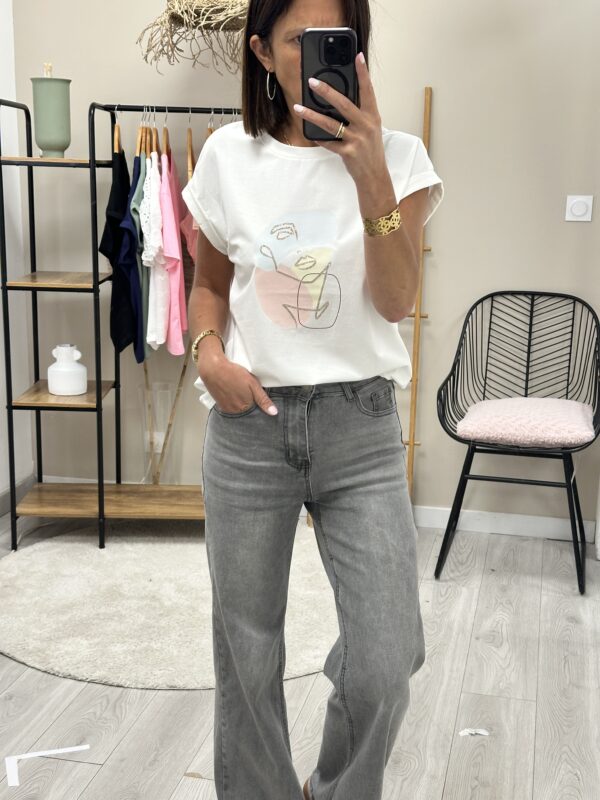 T-Shirt Noa Blanc – Image 4