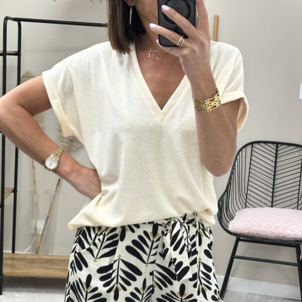 T Shirt Maelys Creme