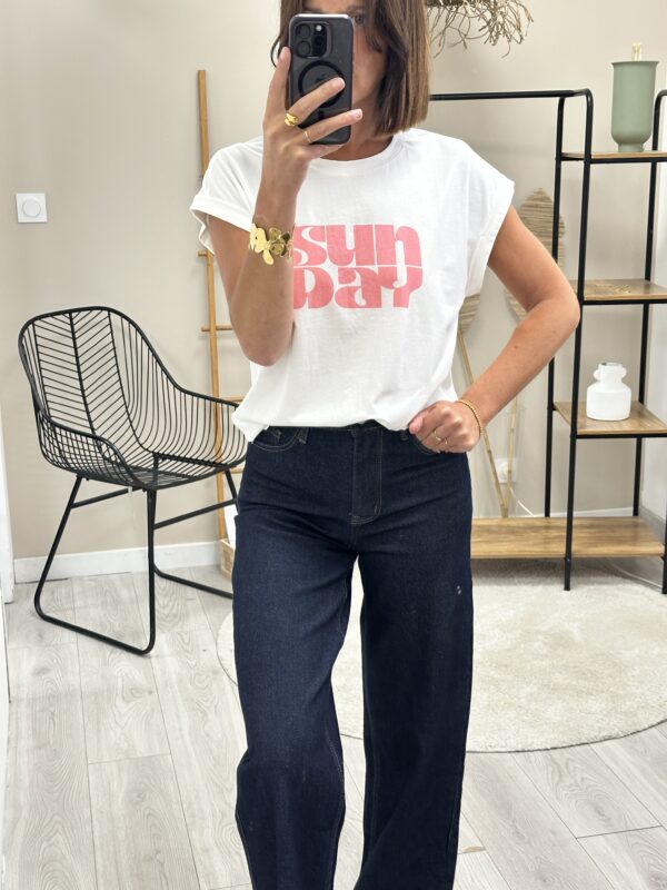 T-Shirt Cleo Blanc – Image 2