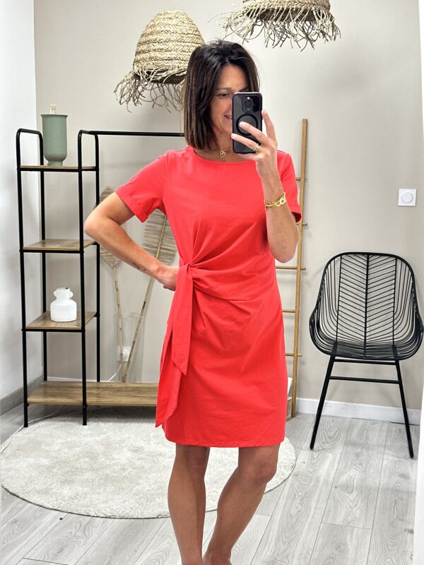 Robe A Noeud Yuna Corail – Image 4