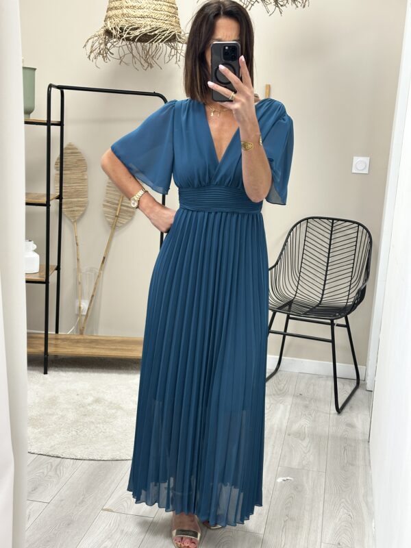 Robe Macy Bleu Canard – Image 3